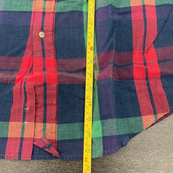 Pendleton 100% Cotton Button Up Plaid SS Shirt, Size M NWT - Picture 7 of 7